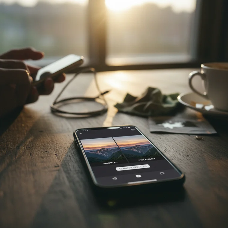 Jak zapobiegać obniżaniu jakości zdjęć i filmów na Instagramie