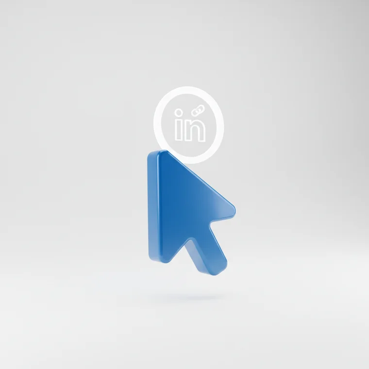 Schemat działania algorytmu LinkedIn analizującego posty z zewnętrznymi linkami i oceniającego ich zaangażowanie użytkowników