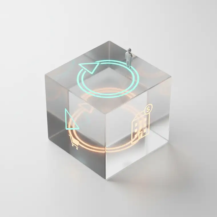 Widok pulpitu Instagrama z porównaniem konta twórcy i konta biznesowego, ilustrujący jak Instagram promuje content creators vs business accounts w strategii marki