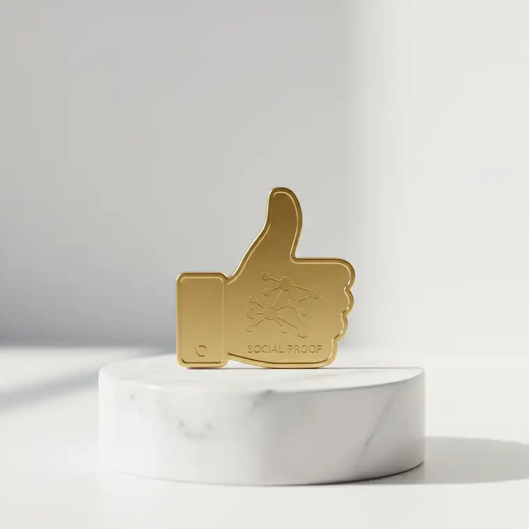 Osoba analizująca statystyki social media na laptopie, omawiająca co to jest social proof i jak budować go na małym koncie na start marki