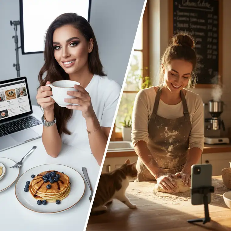 Zespół małej firmy podczas wspólnej pracy, ilustrujący, że authenticity beats perfection w social media i wzmacnia lojalność klientów