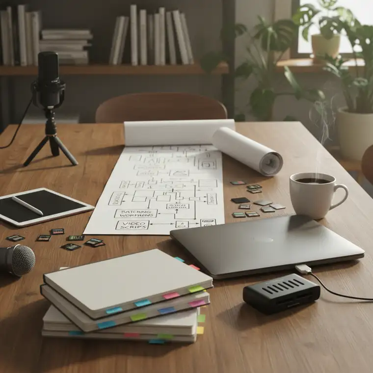 Jak batching treści zwiększa produktywność i oszczędza czas