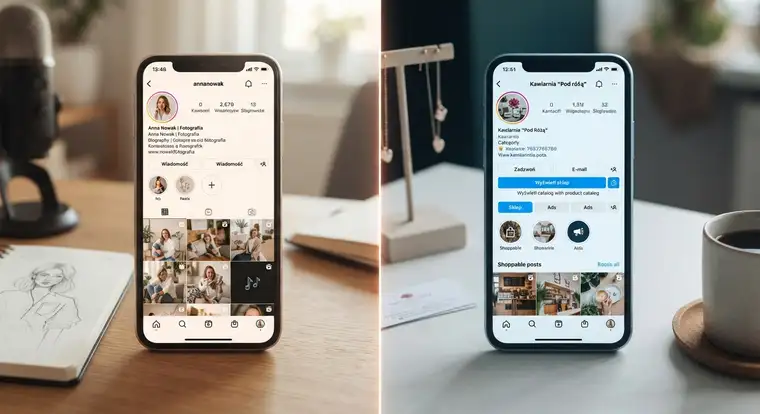 Konto twórcy i konto firmowe na Instagramie a zasięgi: wybór typu konta wpływa na publikowanie rolek i reakcje odbiorców