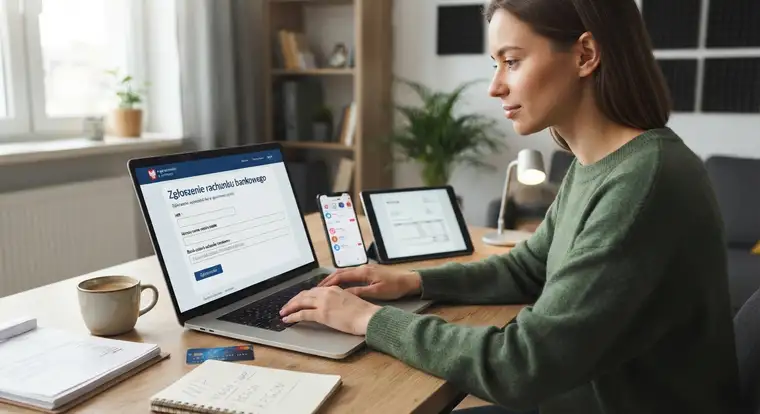Twórca i freelancer w social mediach rozlicza konto firmowe w banku i zgłasza rachunek do urzędu skarbowego